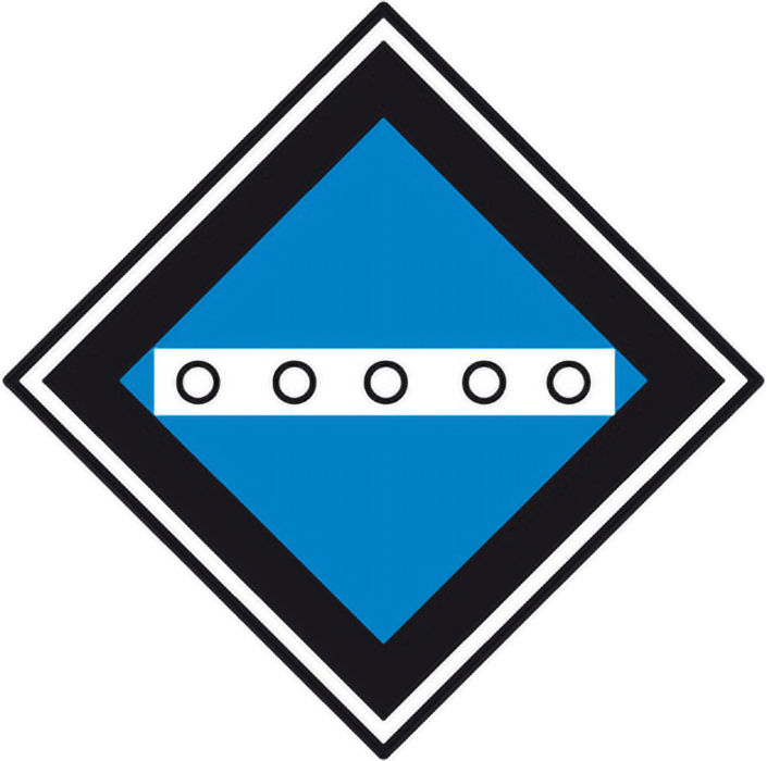 Внешний вид сигнального знака «Опустить токоприёмник»